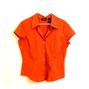 New York & Company Button-up Work Blouse